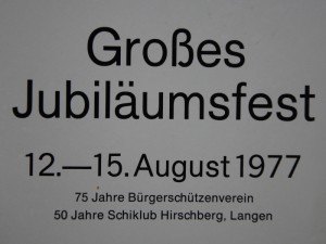 Jubiläum 1977